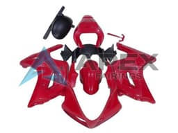 Red Black - Suzuki SV650 Pointy (2003-2013) ABS Fairings | Apex Fairings — view 1