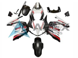White Red Black - Suzuki SV650 Pointy (2003-2013) ABS Fairings | Apex Fairings — view 1