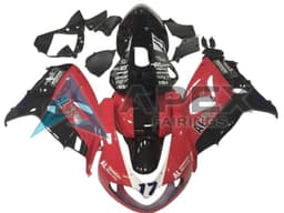 Red Black Racing 17 - Suzuki TL11000R (1998-2003) ABS Fairings | Apex Fairings — view 1