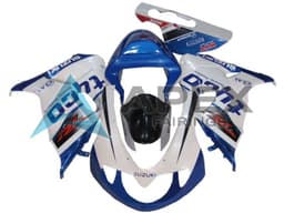 White Blue Black Red Tyco - Suzuki TL11000R (1998-2003) ABS Fairings | Apex Fairings — view 1