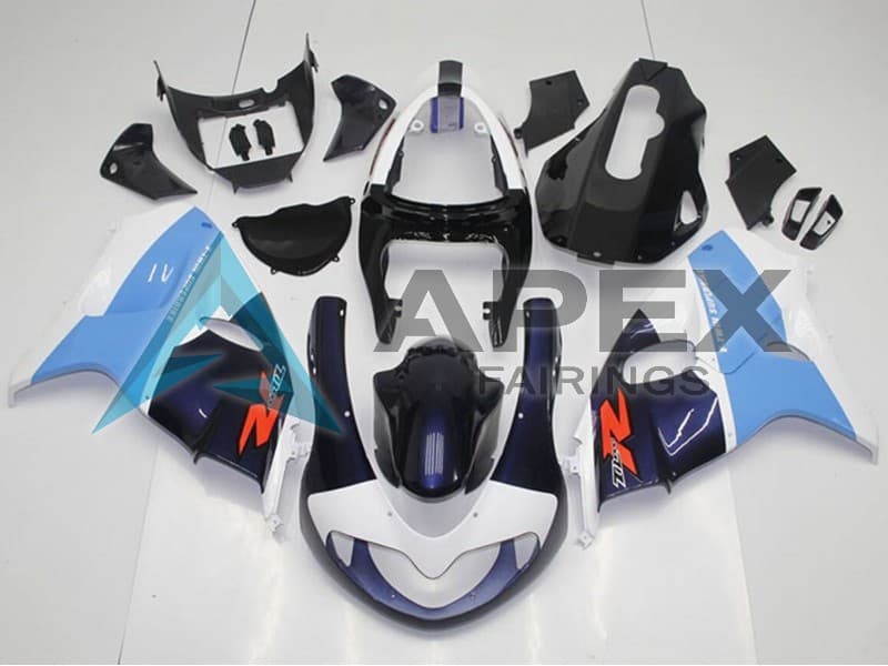 White Light Blue Black - Suzuki TL11000R (1998-2003) ABS Fairings | Apex Fairings