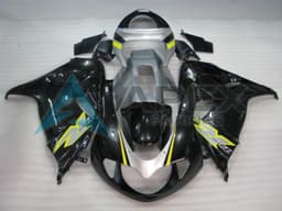 Gloss Black & Silver - Suzuki TL1000R (1998-2003) ABS Fairings — Style 16 | Apex Fairings — view 2