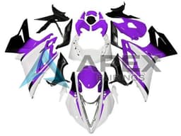 White Purple Glossy Black - Triumph Daytona 675 (2013-2016) ABS Fairings | Apex Fairings — view 1