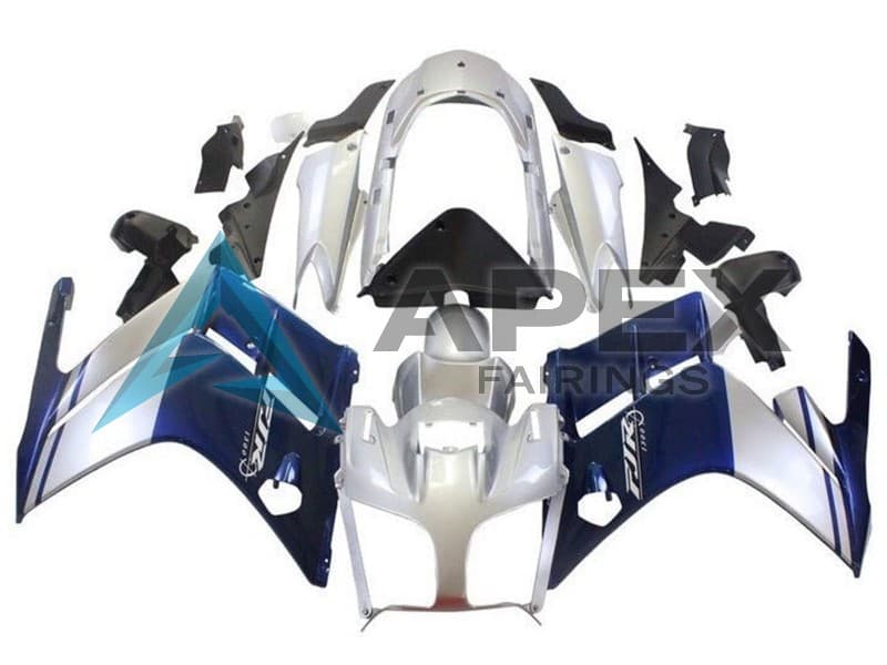 Dark Blue Silver - Yamaha FJR1300 (2007-2012) ABS Fairings | Apex Fairings