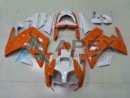 Orange White - Yamaha FJR1300 (2007-2012) ABS Fairings | Apex Fairings — view 1