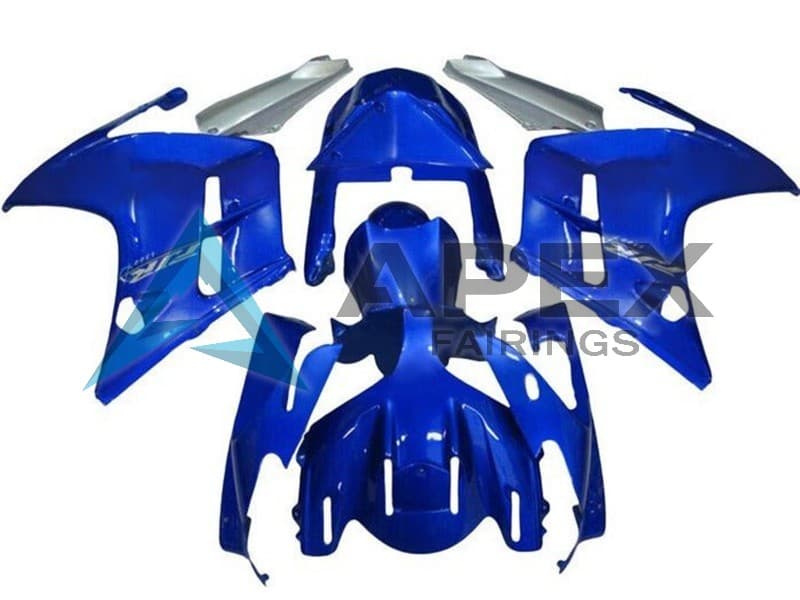 Blue Silver - Yamaha FJR1300 (2013-2015) ABS Fairings — Style FE2 | Apex Fairings