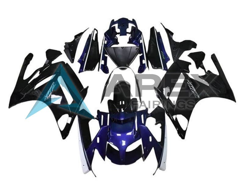 Glossy Black Blue - Yamaha FJR1300 (2013-2015) ABS Fairings | Apex Fairings