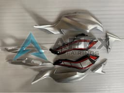 Silver Red Black - Yamaha FZ-07 / MT-07 (2014-2017) ABS Fairings | Apex Fairings — view 1