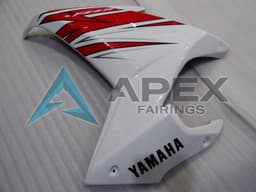 White Red Black - Yamaha FZ6R / XJ6 Diversion F (2009-2015) ABS Fairings | Apex Fairings — view 4