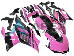 Pink Glossy Black Monster - Yamaha R3 / R25 / YZF-R3 / YZF-R25 (2022-2024) ABS Fairings | Apex Fairings — view 2