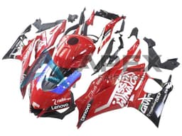 Red Blue Black Lenovo Valsir - Yamaha R3 / R25 / YZF-R3 / YZF-R25 (2022-2024) ABS Fairings | Apex Fairings — view 3
