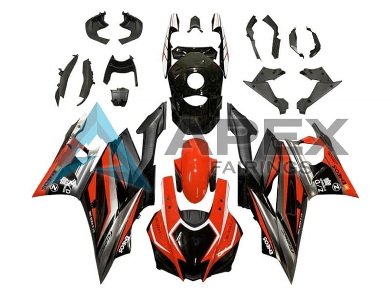 Red Grey Black ENEOS - Yamaha R3 / R25 / YZF-R3 / YZF-R25 (2022-2024) ABS Fairings | Apex Fairings