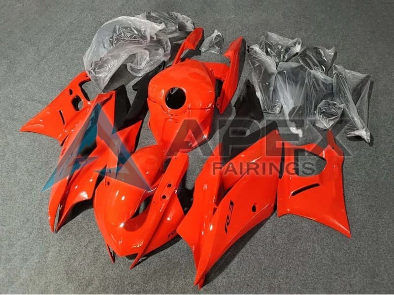 Red - Yamaha R3 / R25 / YZF-R3 / YZF-R25 (2022-2024) ABS Fairings | Apex Fairings