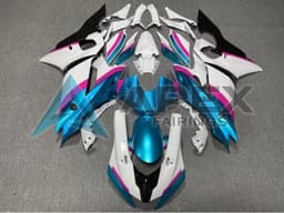 White Pink Blue Black - Yamaha R6 / YZF-R6 (2017-2020) ABS Fairings | Apex Fairings — view 1