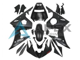 Matte Black - Yamaha R6S / YZF-R6S (2006-2009) ABS Fairings | Apex Fairings — view 1