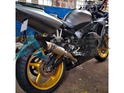 Matte Grey Matte Black Gold Decals - Yamaha R6S / YZF-R6S (2006-2009) ABS Fairings | Apex Fairings — view 2