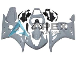Nardo Grey - Yamaha R6S / YZF-R6S (2006-2009) ABS Fairings | Apex Fairings — view 1
