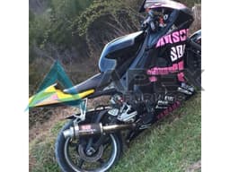 Yellow Pink Glossy Black Rossi Repsol 46 - Yamaha R6S / YZF-R6S (2006-2009) ABS Fairings | Apex Fairings — view 2