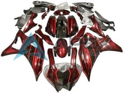 Dark Red Black - Yamaha R7 / YZF-R7 (2021-2025) ABS Fairings | Apex Fairings — view 1