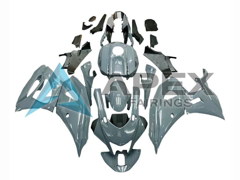 Glossy Gray - Yamaha R7 / YZF-R7 (2021-2025) ABS Fairings | Apex Fairings