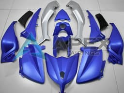Matte Blue Silver - Yamaha TMAX 530 / XP 530 (2012-2014) ABS Fairings | Apex Fairings — view 1