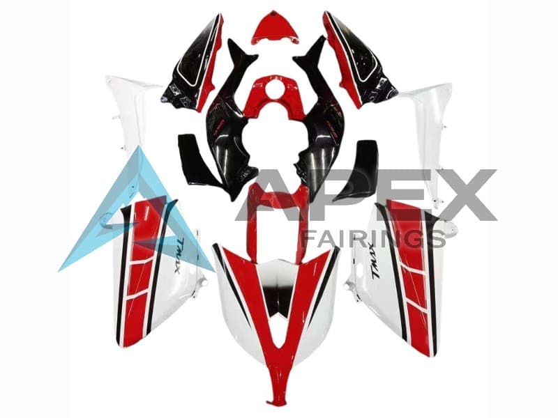 Red White Black - Yamaha TMAX 530 / XP 530 (2012-2014) ABS Fairings — Style FE30 | Apex Fairings